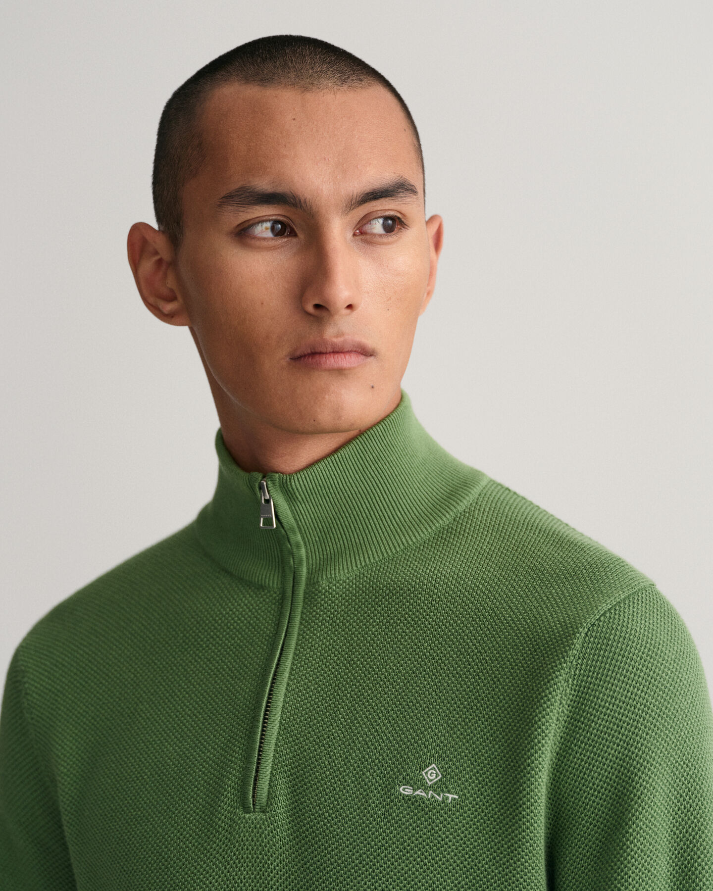 Troyer aus Baumwoll-Piqu&eacute;