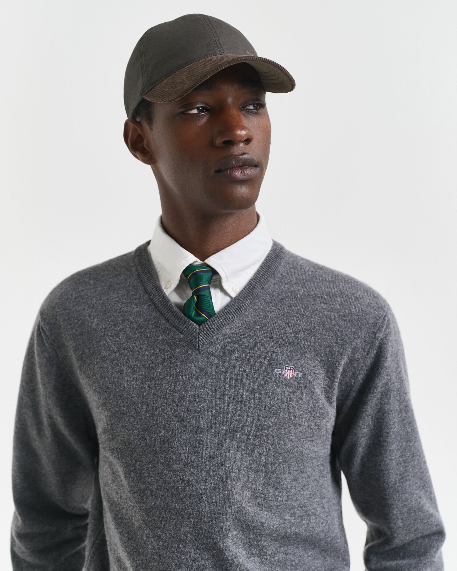 Superfine Lambswool V-Neck Sweater