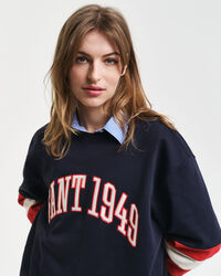 Color Blocked Rundhals-Sweatshirt