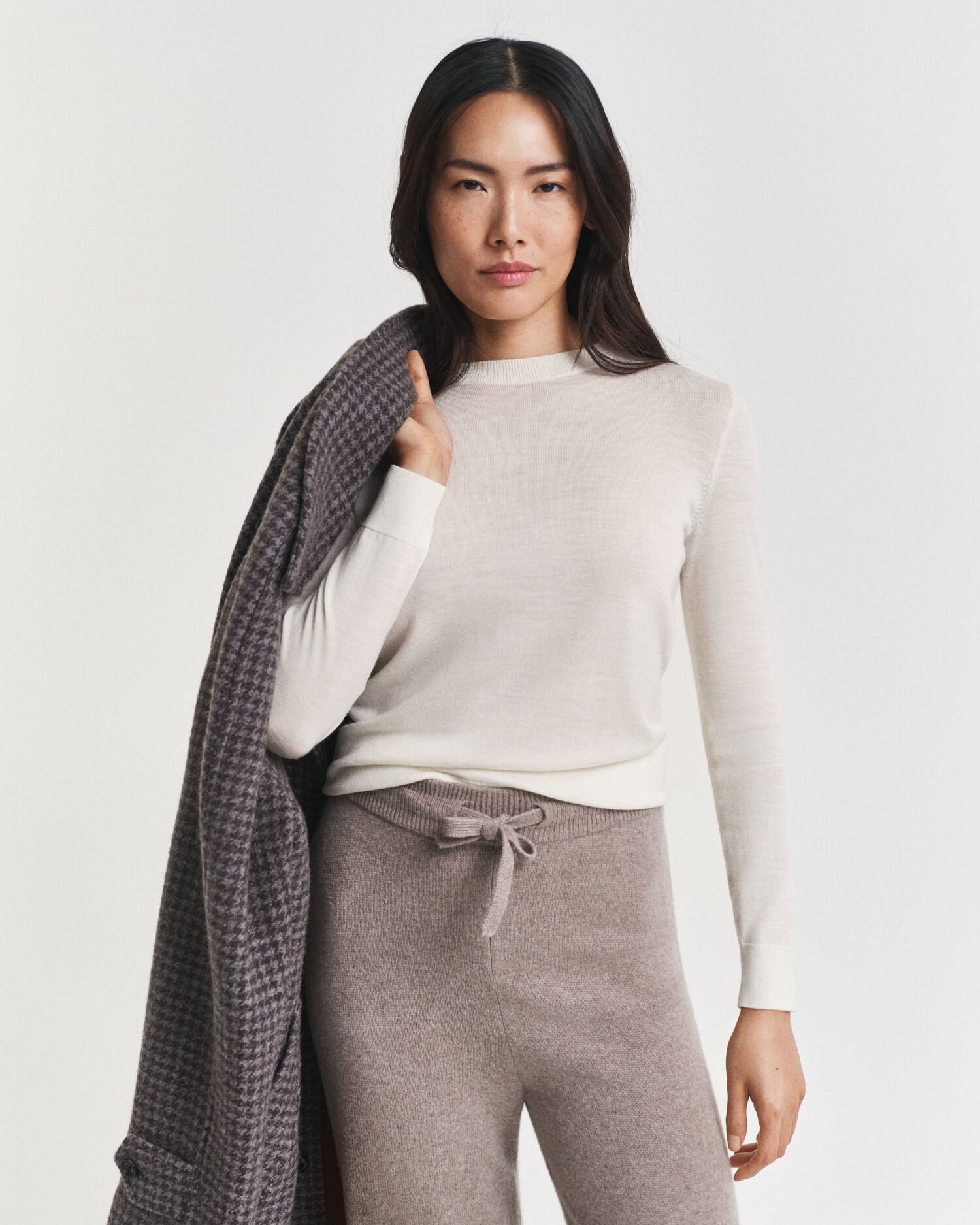 Extra Fine Merino Wool Crew Neck Sweater
