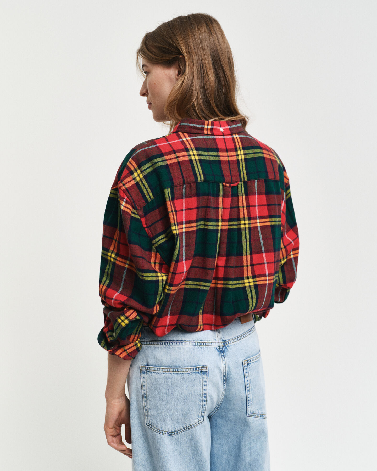 Relaxed Fit Tartan Twillhemd