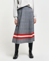 Faltenrock mit Karo-Print