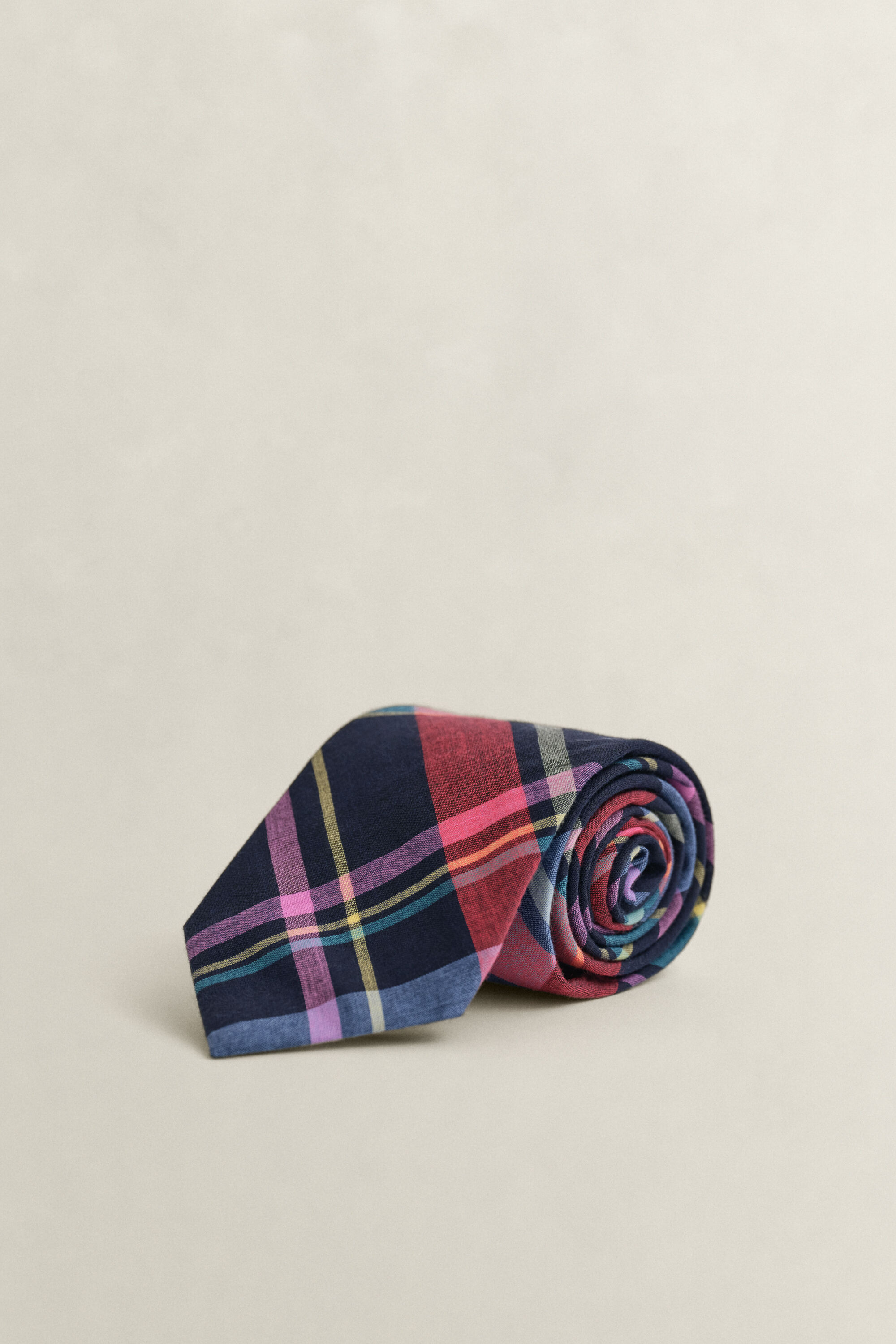 Madras Check Tie