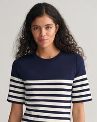 T-Shirt-Kleid mit Streifen