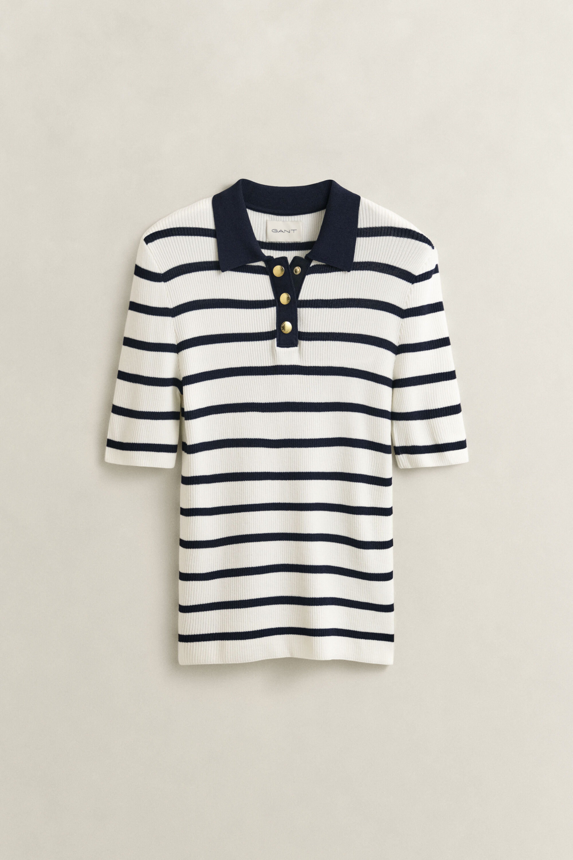 Strick Rugger mit Streifen