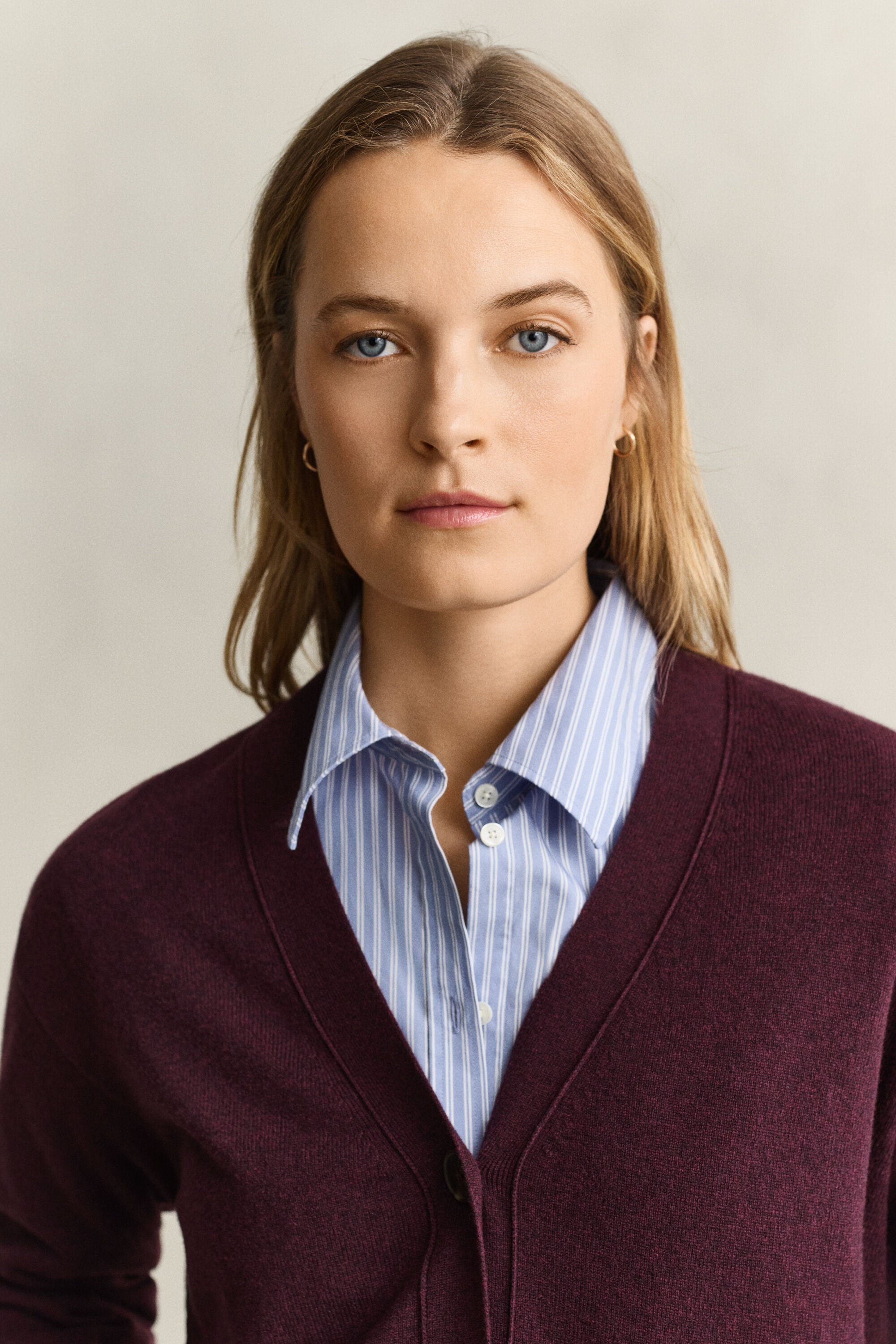 Cardigan in finissima lana d'agnello