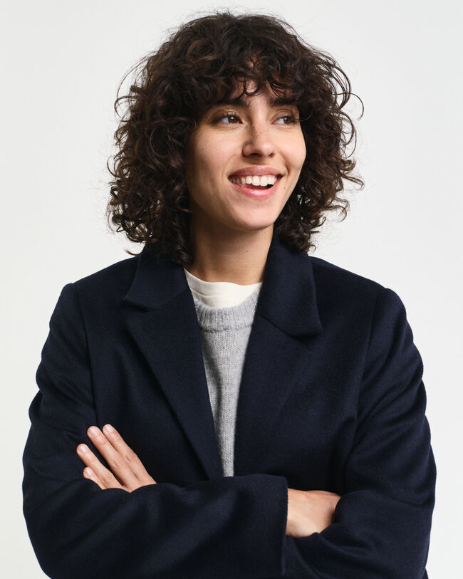 Classic Tailored Fit Wollmantel