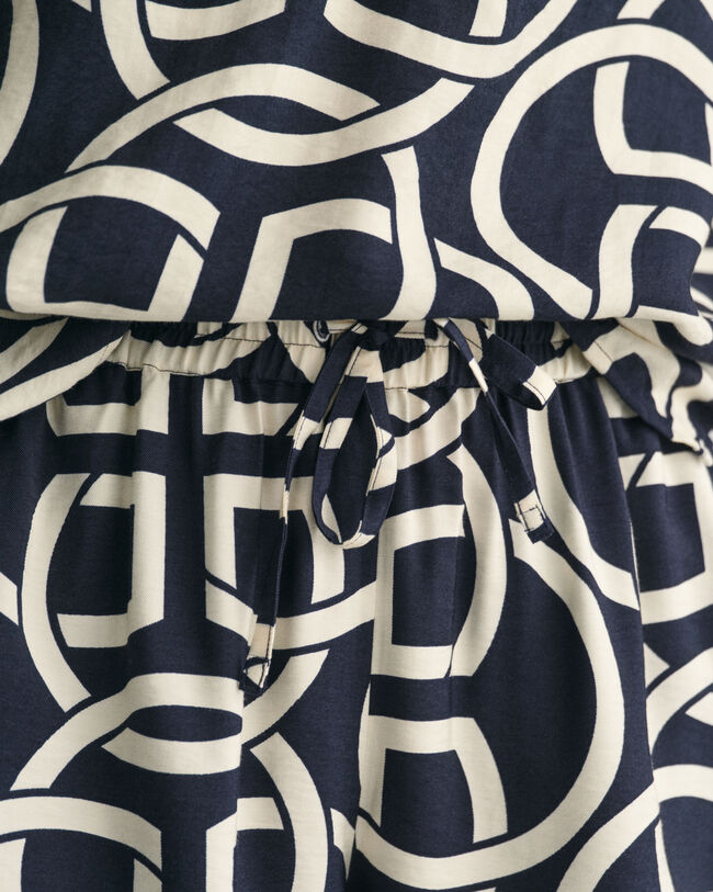 Relaxed Fit Monogram Pull-On Shorts mit Print