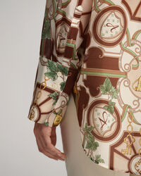 Relaxed Fit American Luxe Baumwoll Seiden Bluse