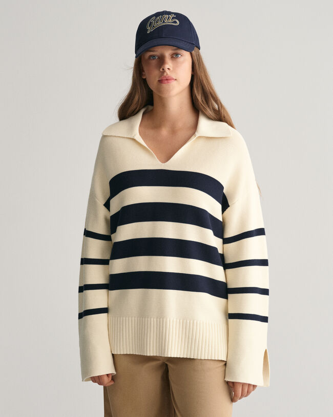 Teen Girls Pullover mit Marinestreifen
