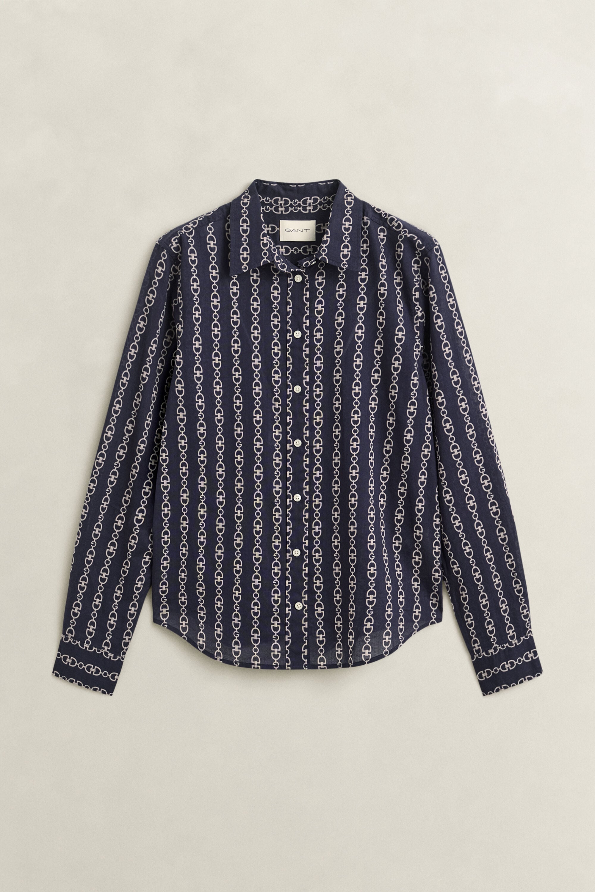 Bedruckte Bluse aus Baumwoll-Voile