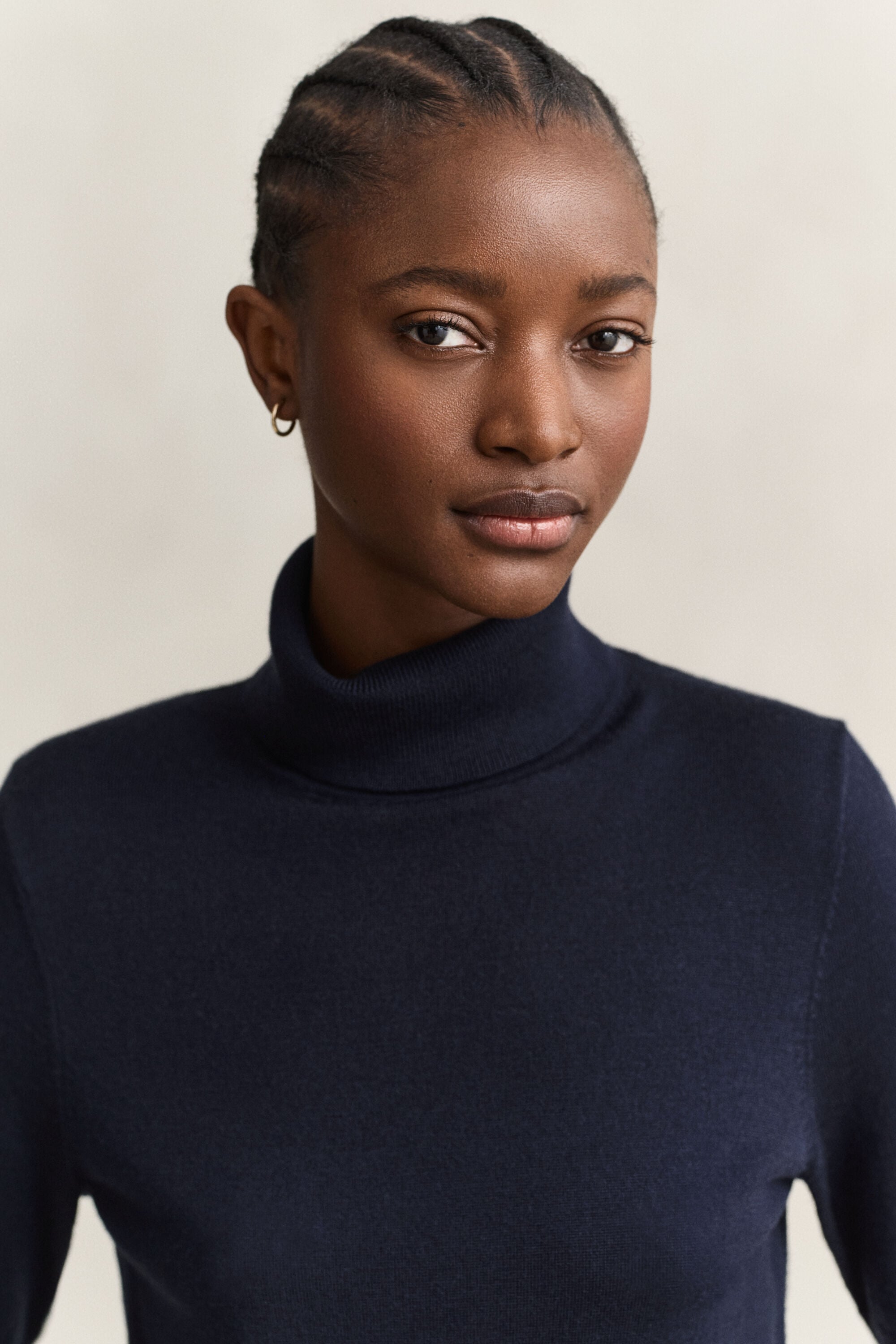 Merino Wool Turtleneck Dress