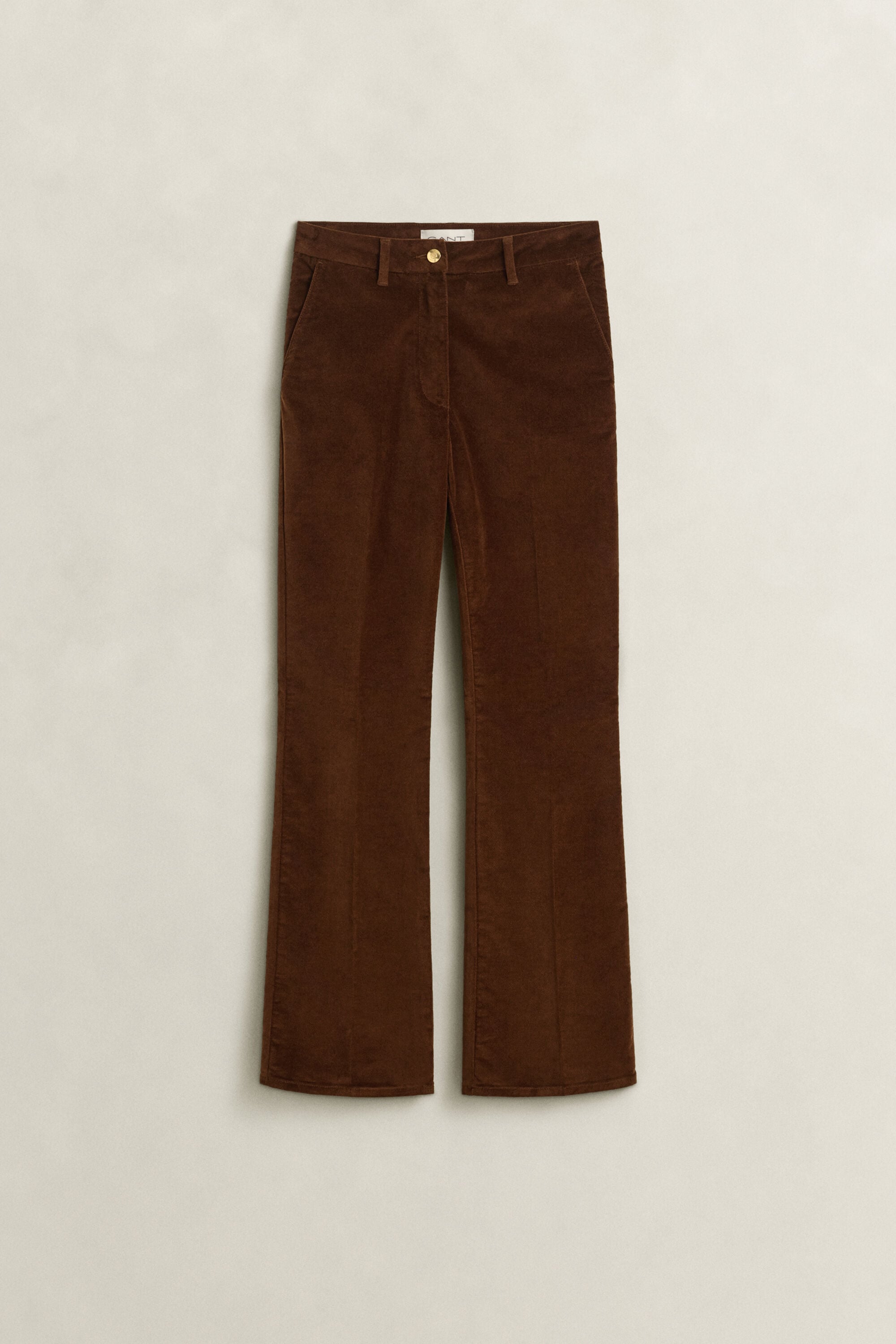 Ausgestellte Samthose