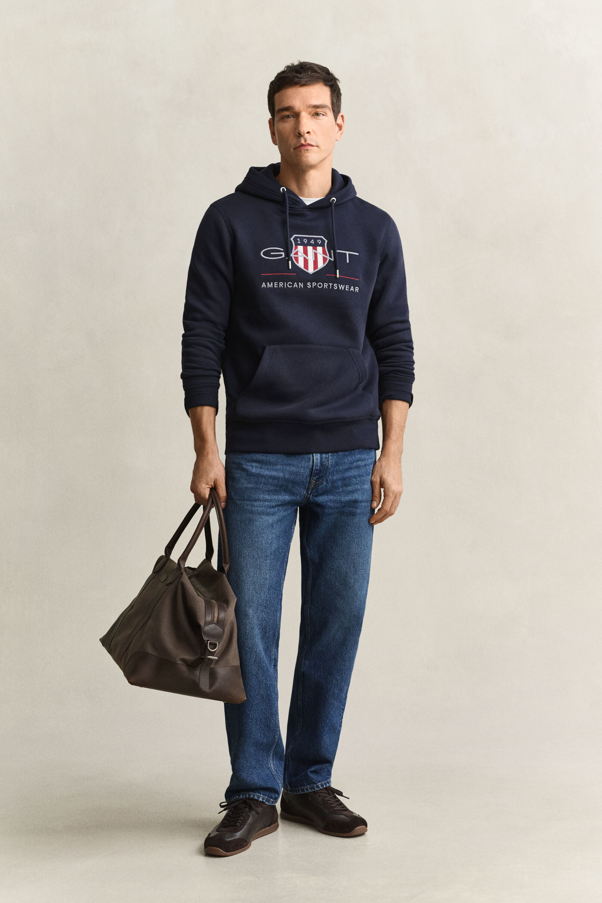 Felpa Archive Shield con cappuccio