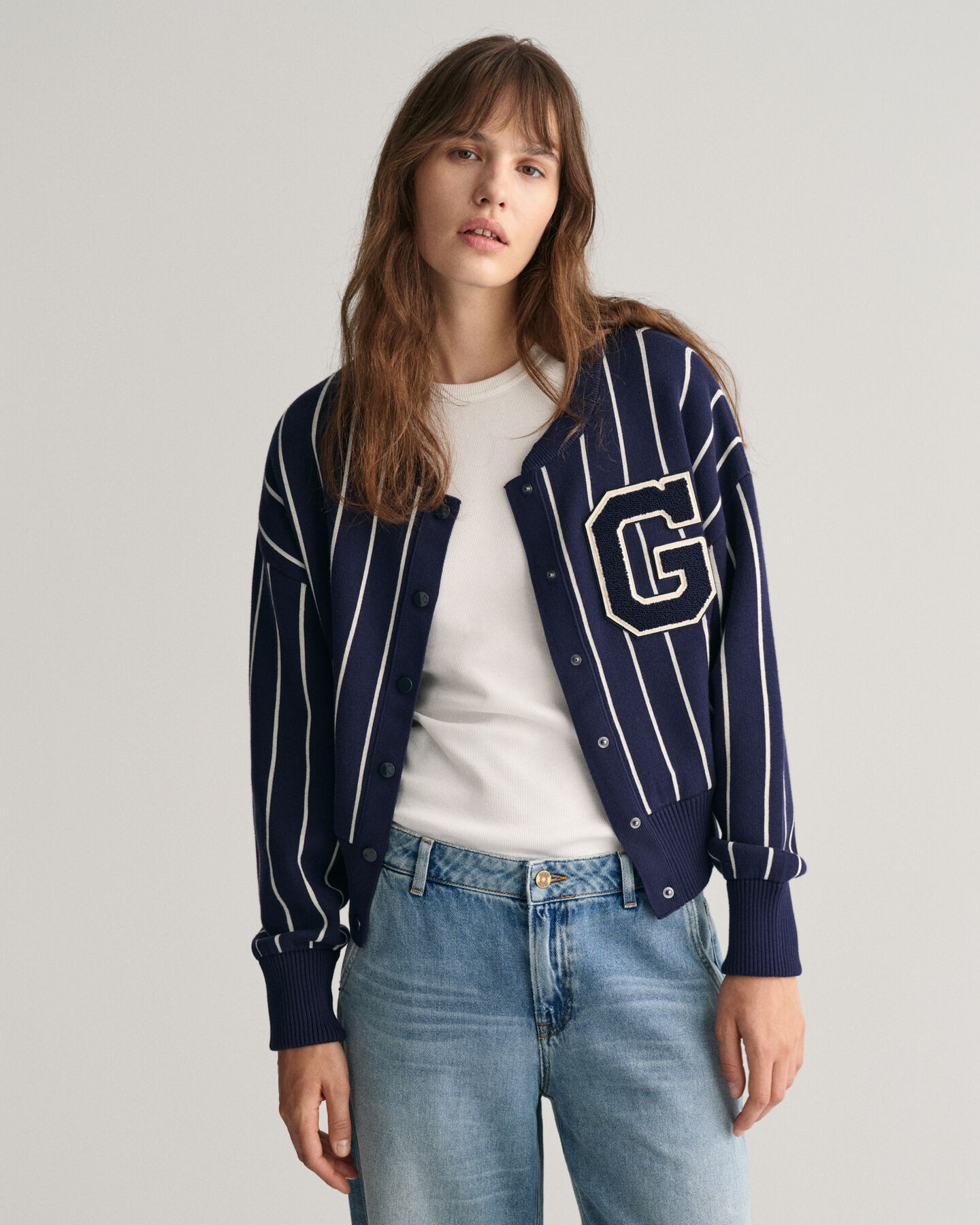 GANT Varsity Bomber Strickjacke