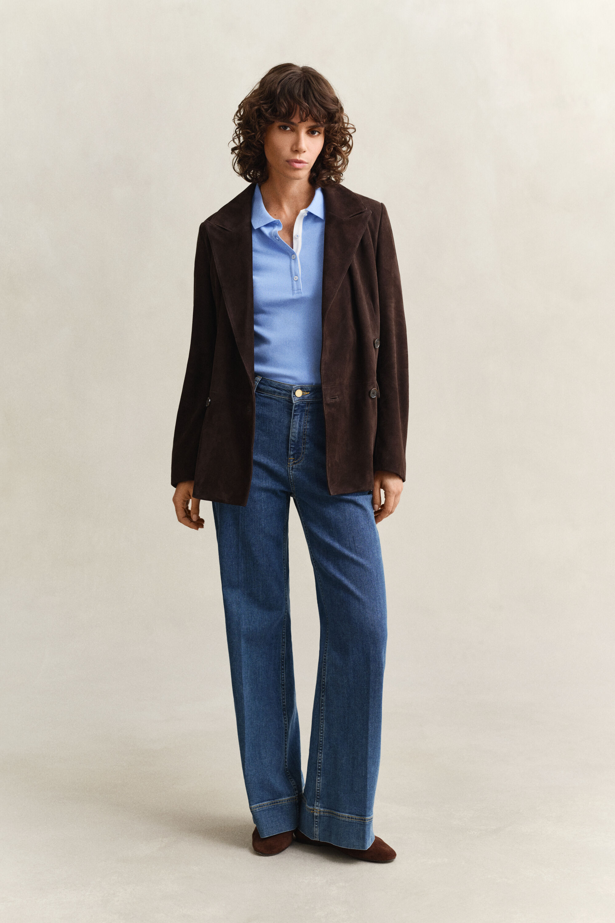 Polo en coton piqué contrastant