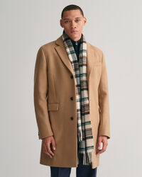 Tailored Fit Klassischer Woll Topcoat