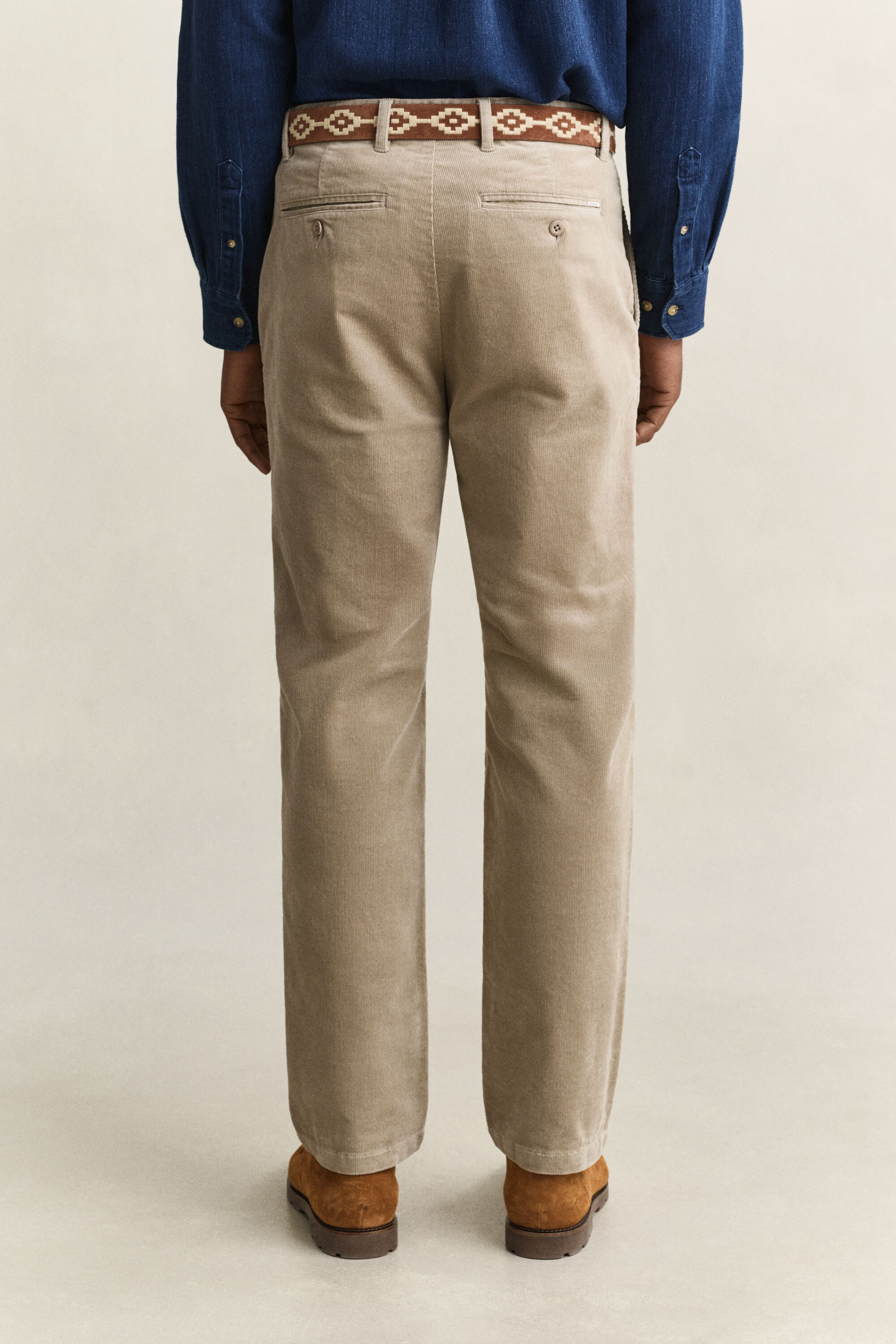 Regular Fit Cord Chinohose