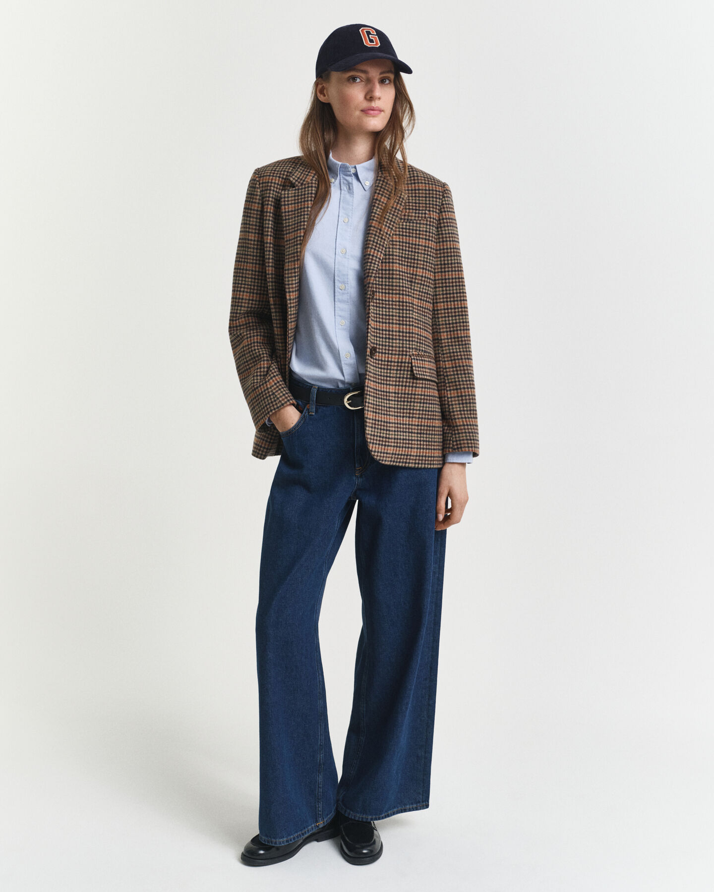 Regular Fit Classic Oxford-Bluse