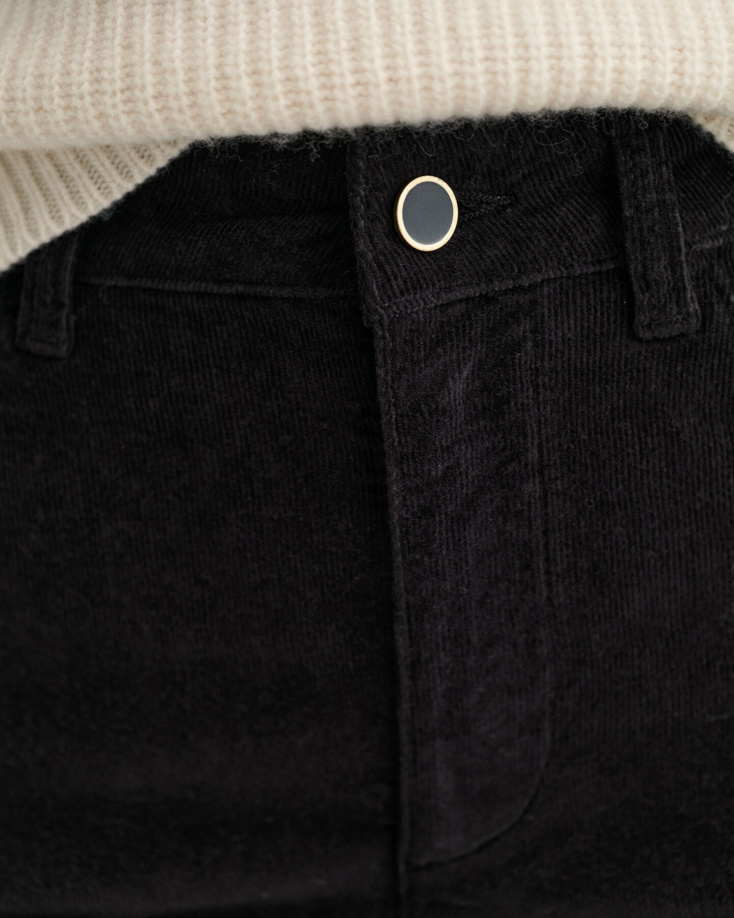 Farla Slim Fit Verk&uuml;rzte Cord-Jeans