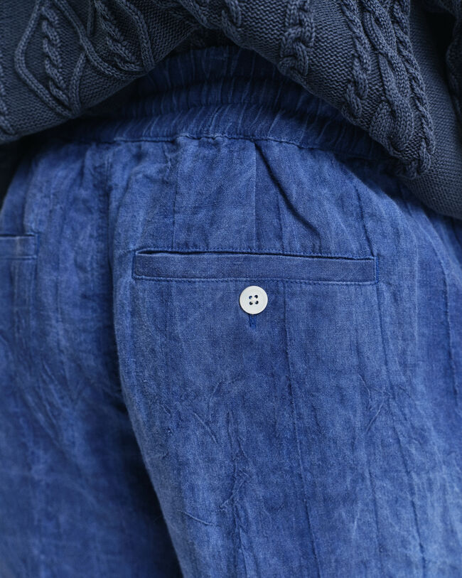 Relaxed Fit Resort Shorts aus Leinen