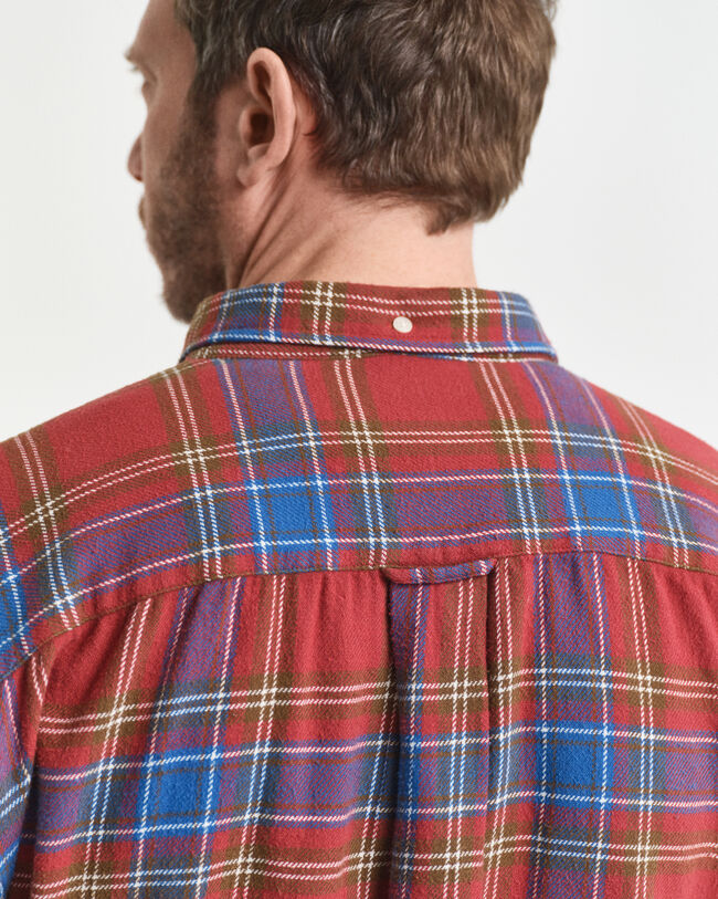 Relaxed Fit Twill Hemd mit Karomuster