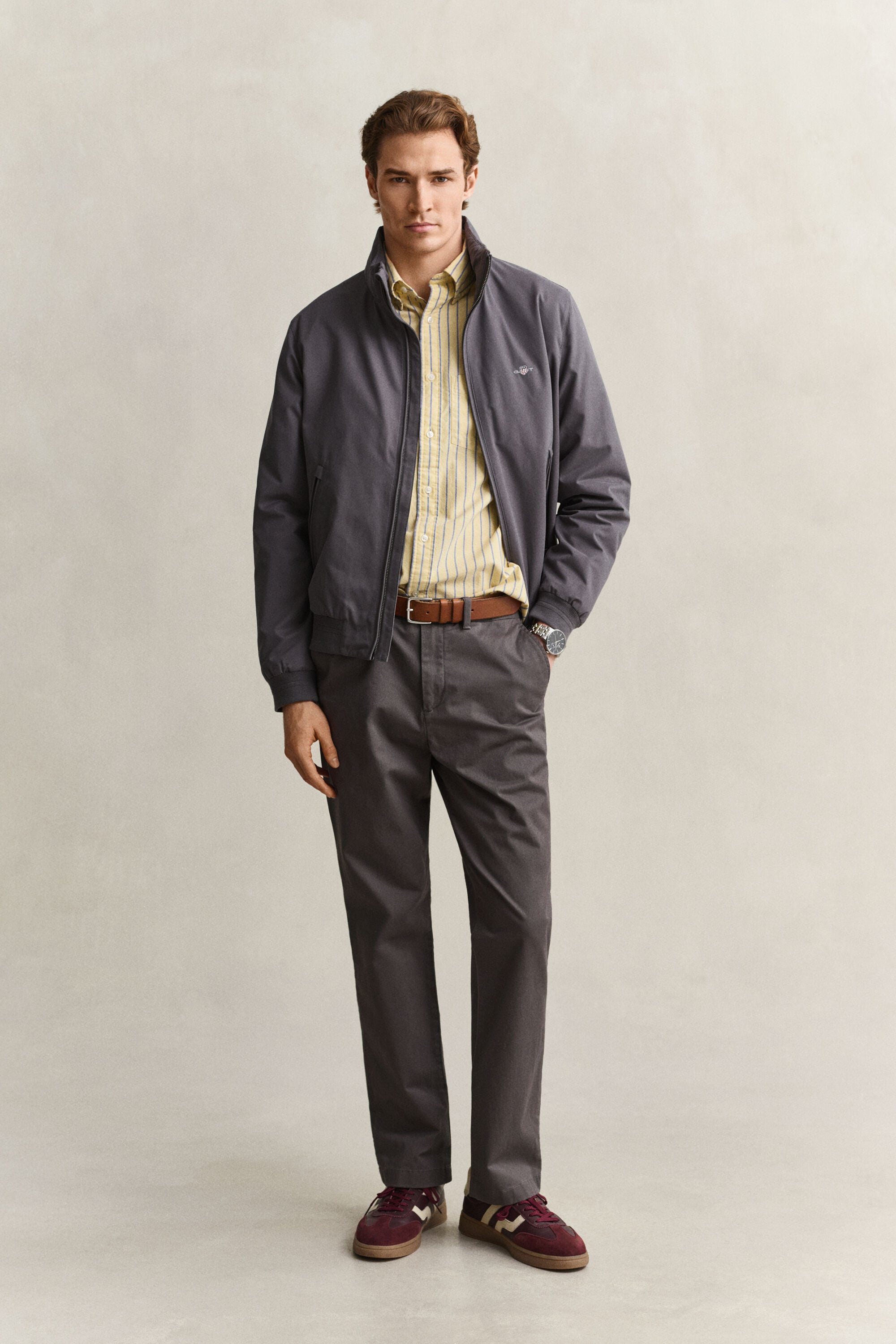 Camicia Oxford classica a righe