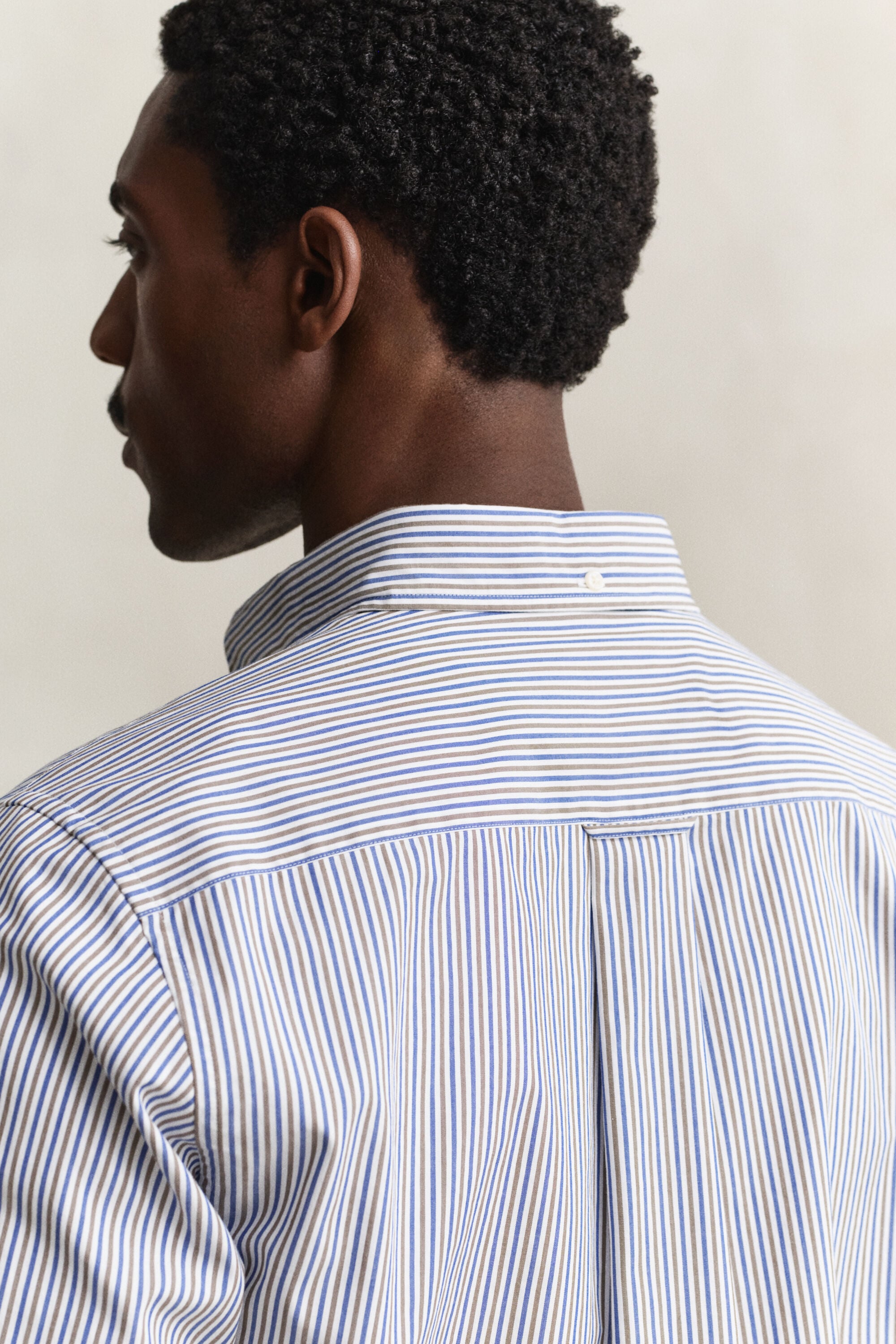 Camicia in popeline a righe