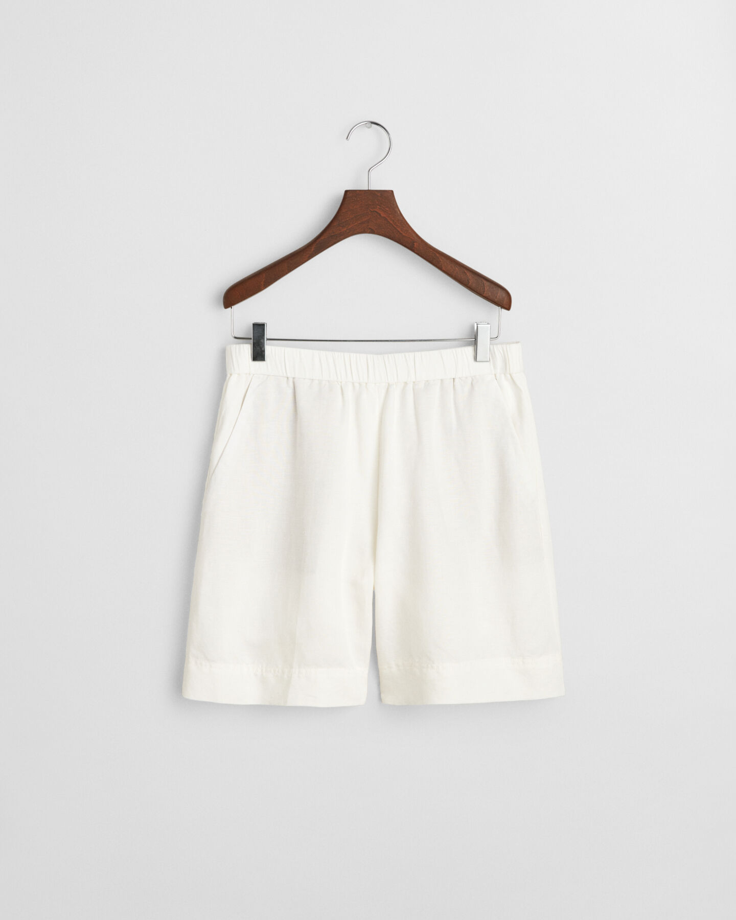 Relaxed Fit Leinenmix Pull-On Shorts