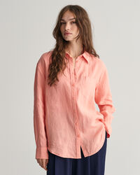Relaxed Fit Leinen Bluse