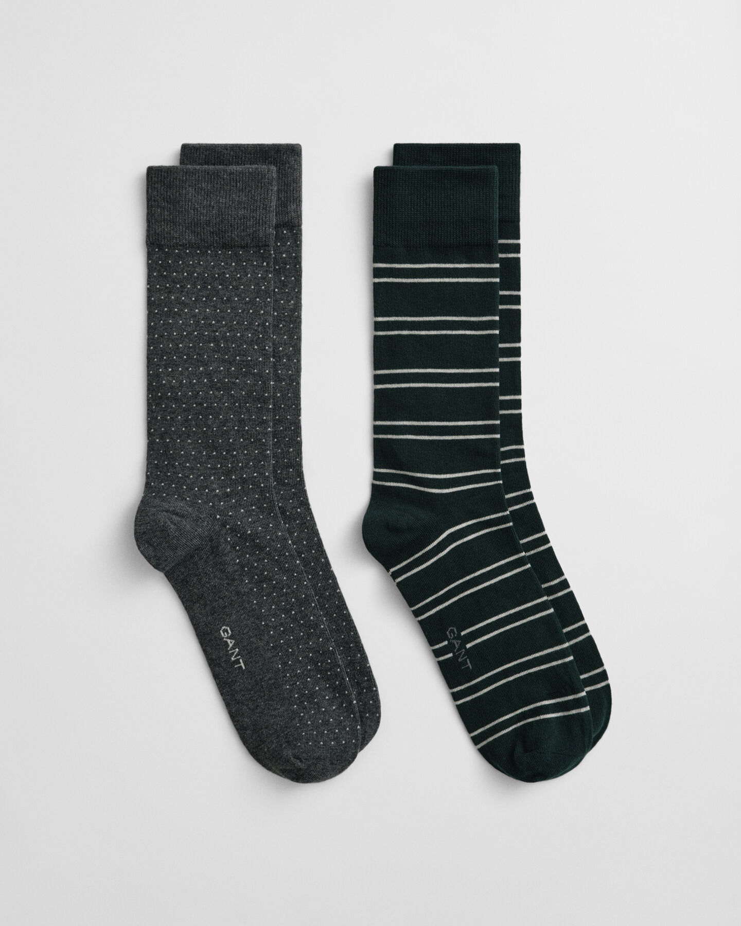 2er-Pack Socken Streifen & Minipunkte in Geschenkbox
