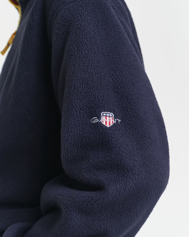 Fleeceshirt im Blockfarbendesign