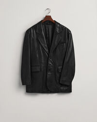 Oversized Ledersakko