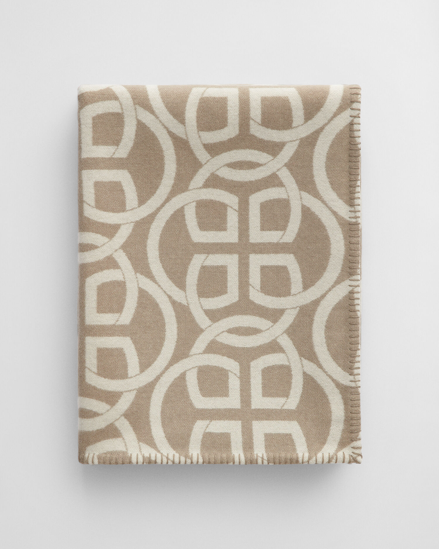 Monogram Wool Throw
