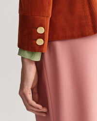 Schmale Blazerjacke aus Cord