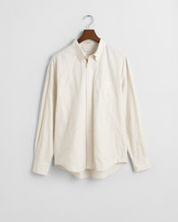 Relaxed Fit Hemd mit Strukturstreifen