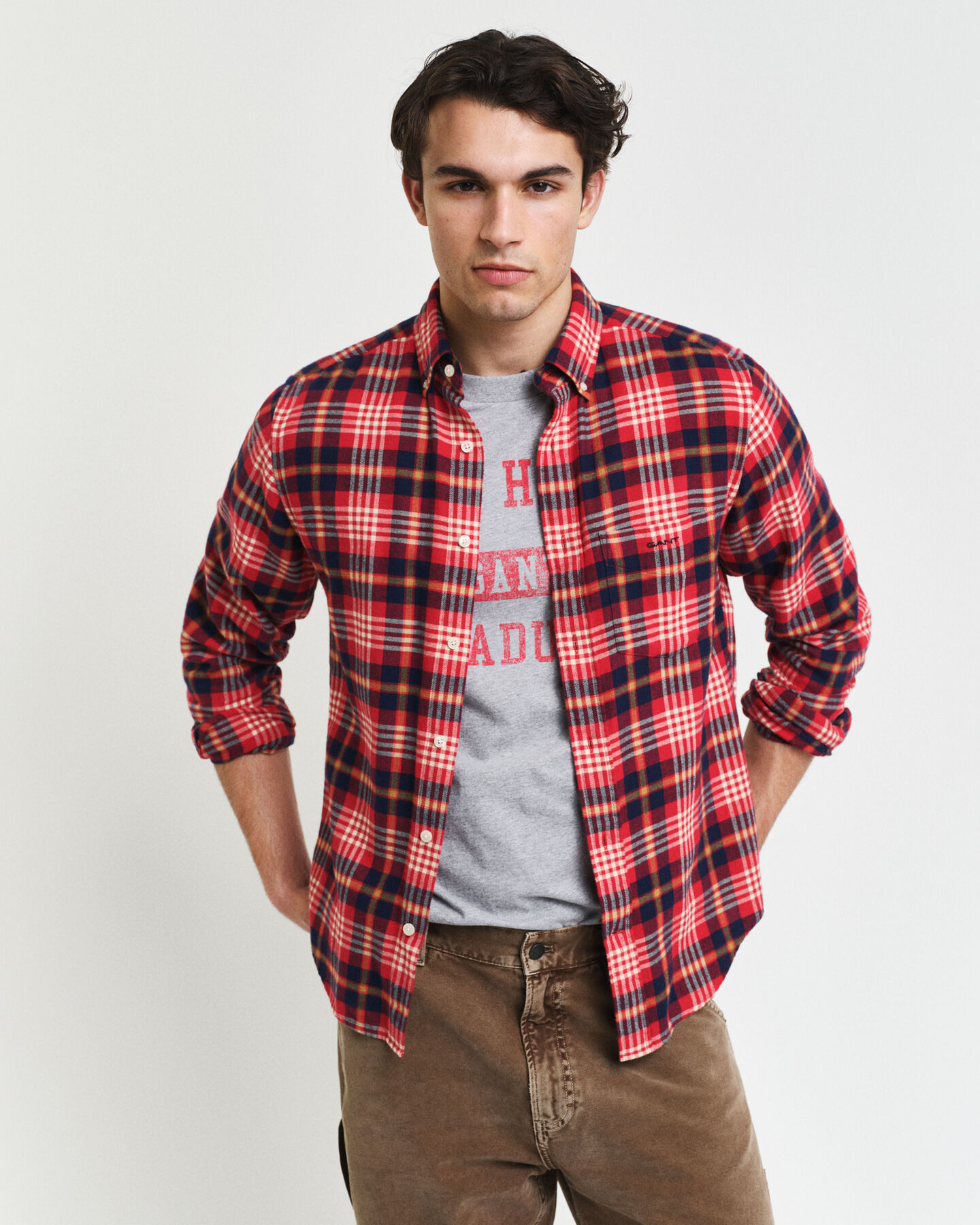 Regular Fit Tartan Flanellhemd