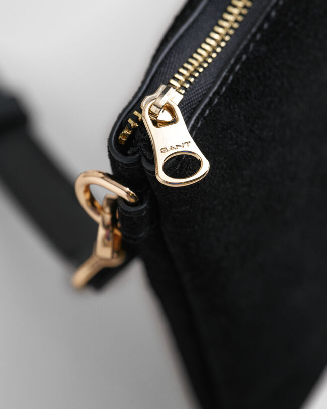 Umhängetasche aus Veloursleder