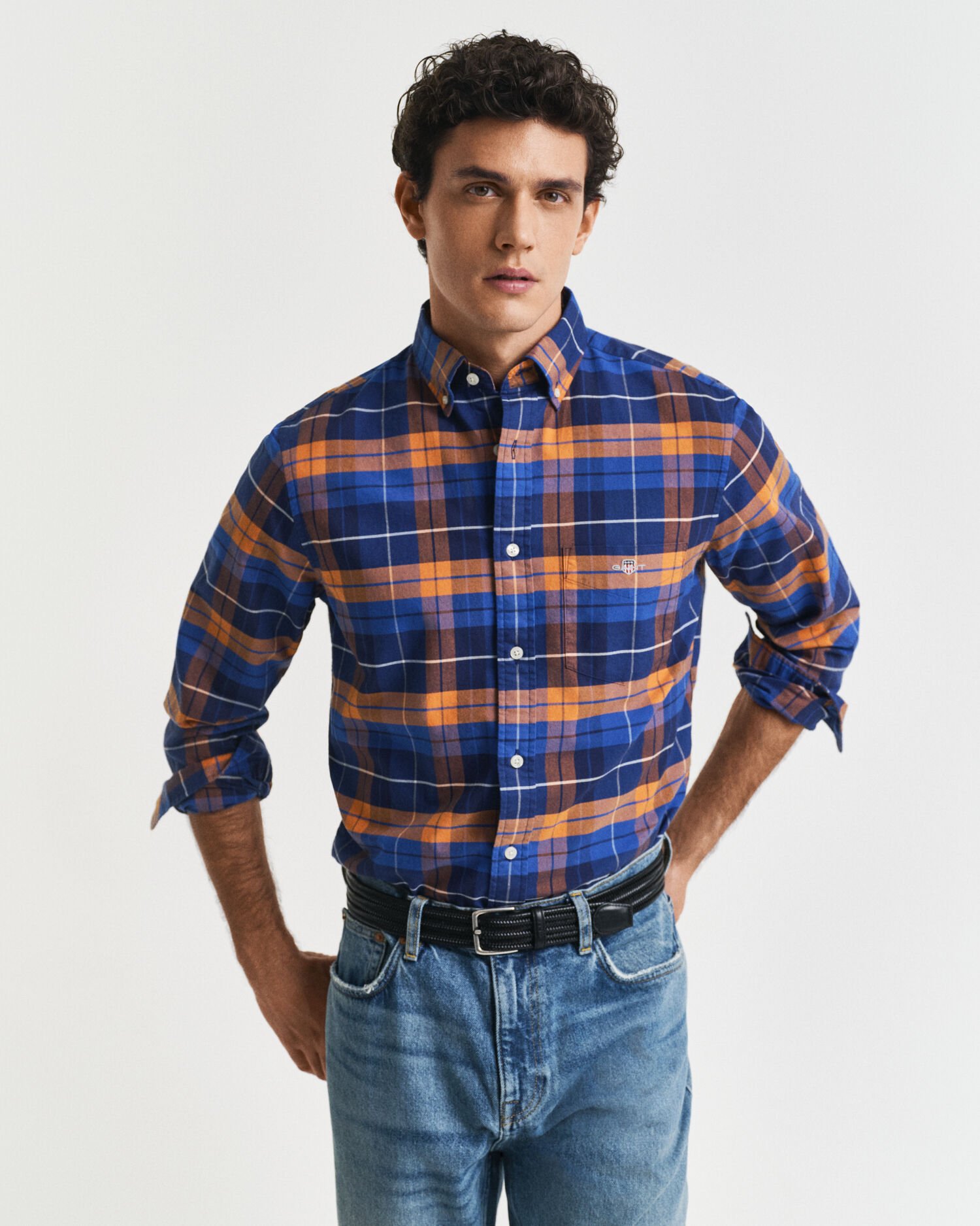 Regular Fit Checked Classic Oxford Shirt