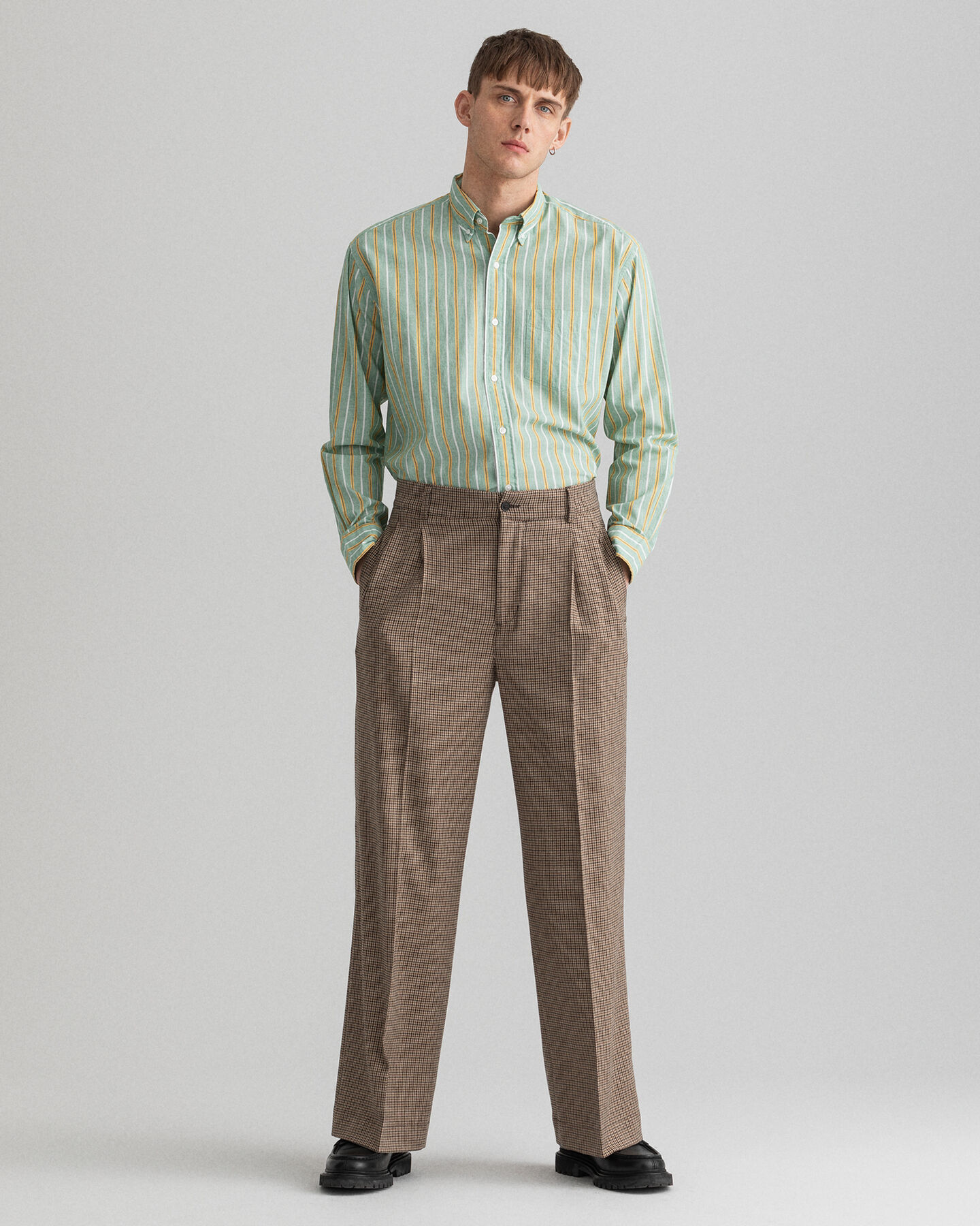 Relaxed Fit Fil-&agrave;-Fil Hemd