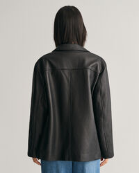 Blazerjacke aus Leder