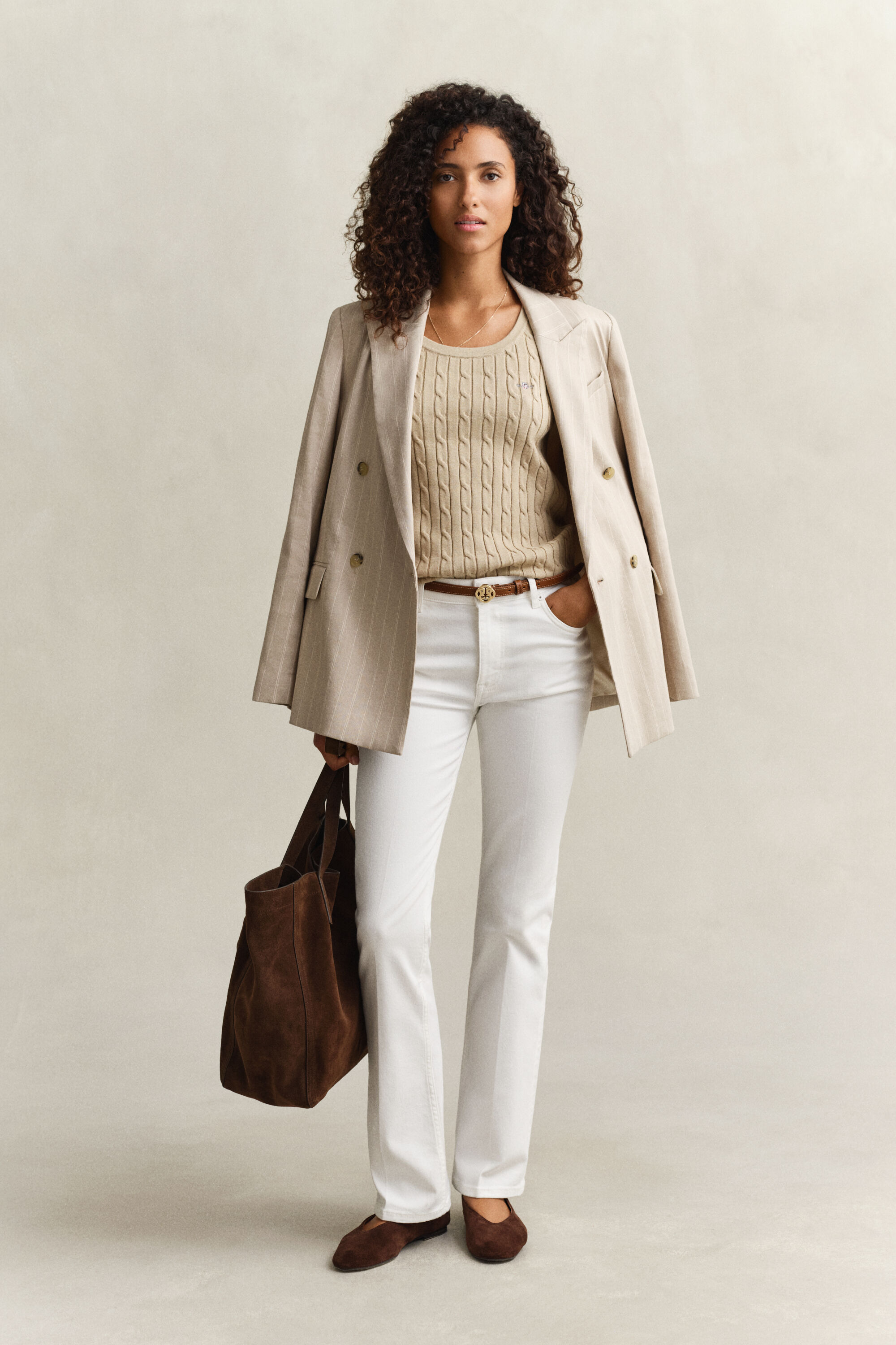 Débardeur en maille torsadée