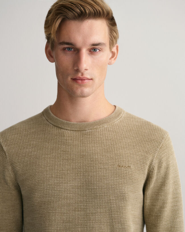 Sunfaded Rundhalspullover