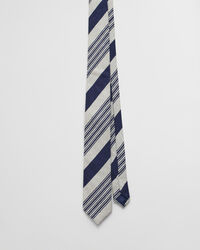 Seidenkrawatte mit Streifen