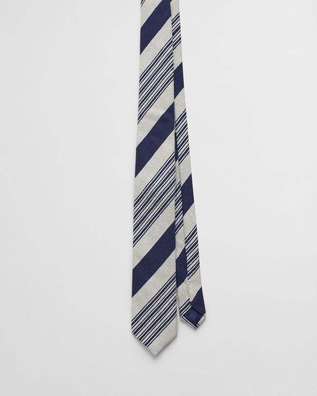 Seidenkrawatte mit Streifen