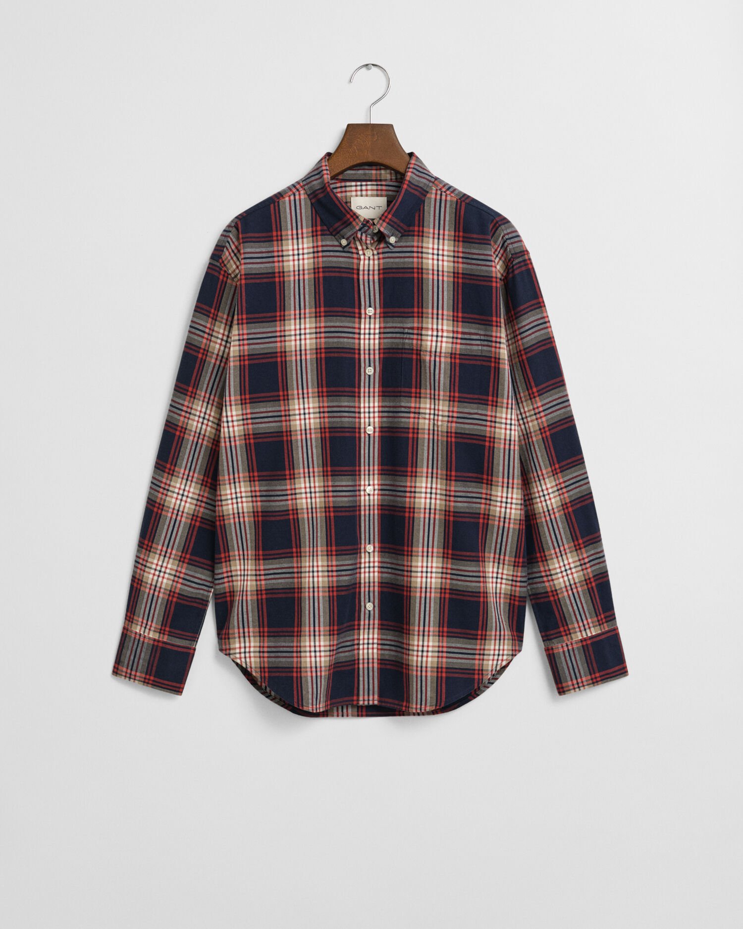 Relaxed Fit Checked Flannel Shirt