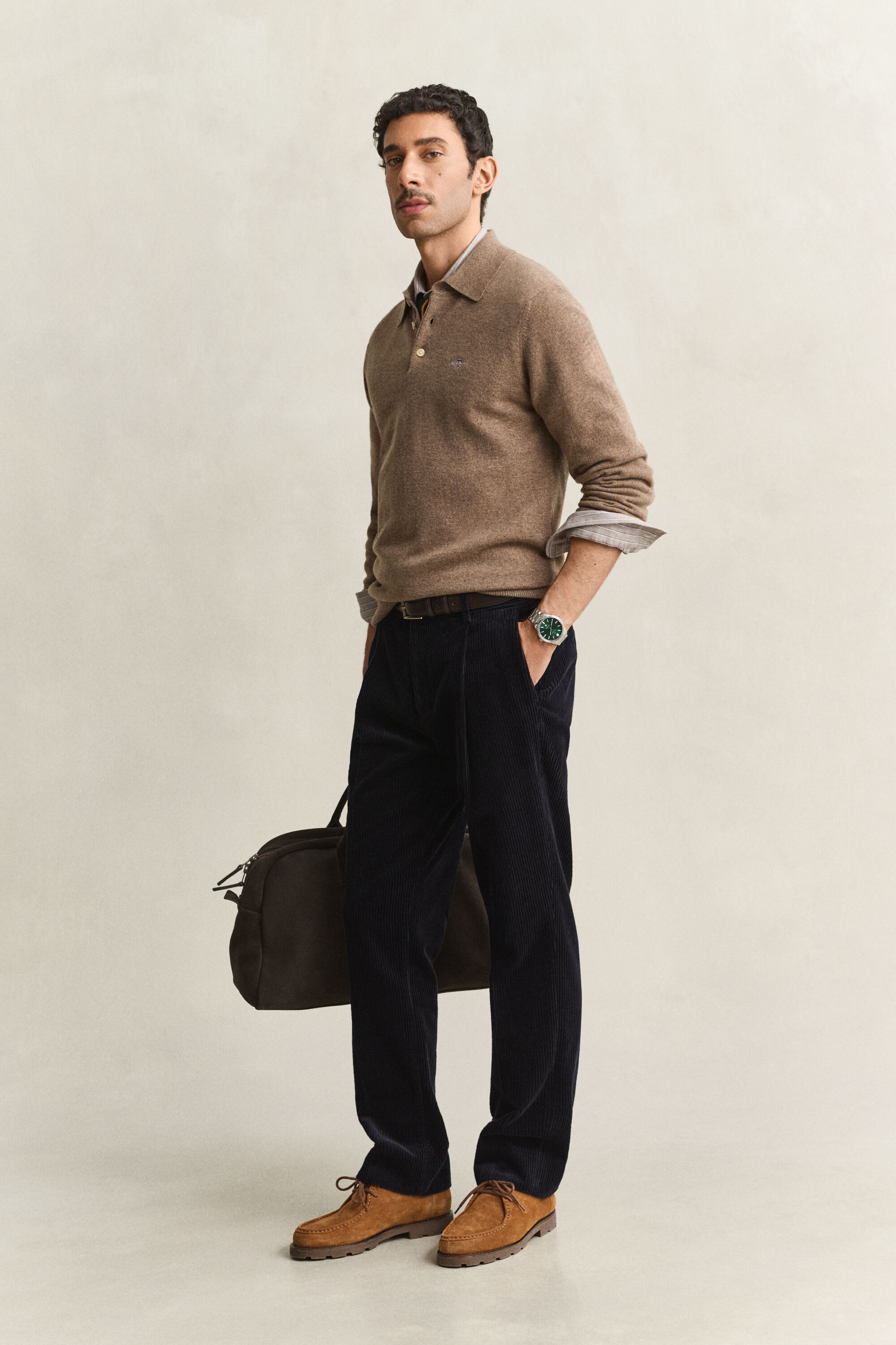Superfine Lambswool Polopullover