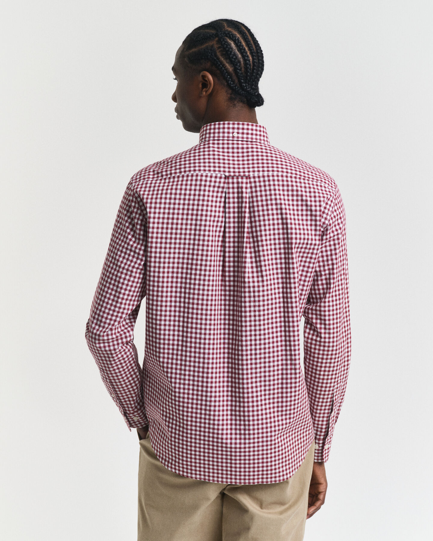Regular Fit Classic Gingham Popeline Hemd