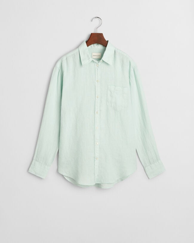 Relaxed Fit Leinen Bluse