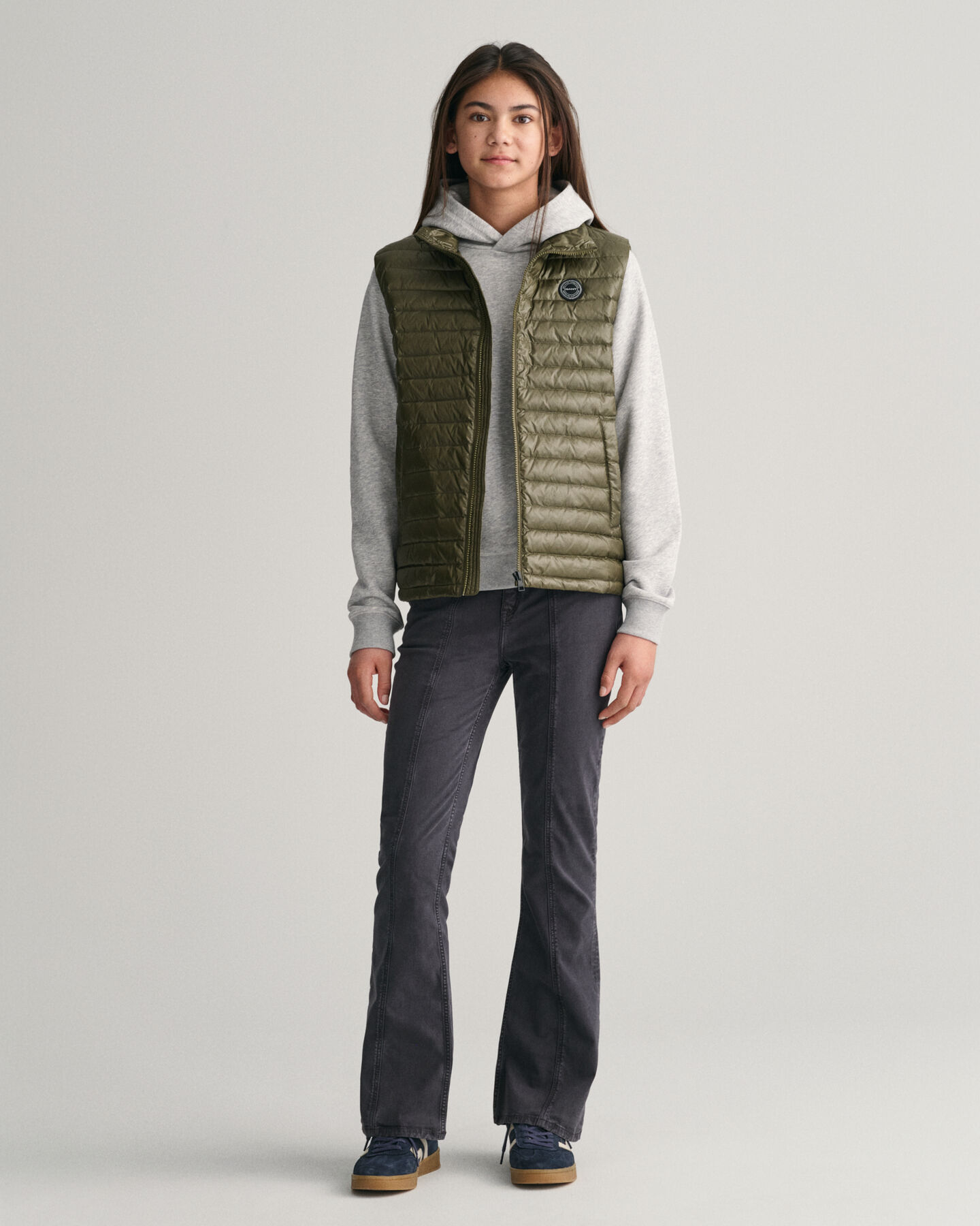 Teens Shiny Leichte Daunensteppweste